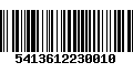 Código de Barras 5413612230010