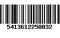 Código de Barras 5413612250032