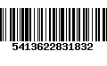 Código de Barras 5413622831832