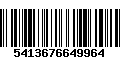 Código de Barras 5413676649964