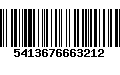 Código de Barras 5413676663212