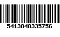 Código de Barras 5413848335756