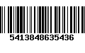 Código de Barras 5413848635436