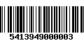 Código de Barras 5413949000003