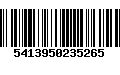 Código de Barras 5413950235265