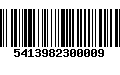 Código de Barras 5413982300009