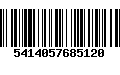 Código de Barras 5414057685120