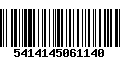 Código de Barras 5414145061140