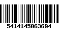 Código de Barras 5414145063694