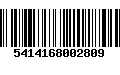 Código de Barras 5414168002809