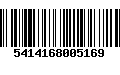 Código de Barras 5414168005169