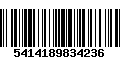 Código de Barras 5414189834236