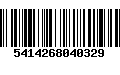 Código de Barras 5414268040329