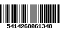 Código de Barras 5414268061348