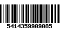 Código de Barras 5414359909085