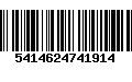 Código de Barras 5414624741914