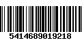 Código de Barras 5414689019218