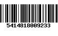 Código de Barras 5414818009233