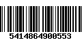 Código de Barras 5414864900553