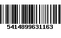 Código de Barras 5414899631163