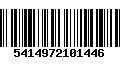 Código de Barras 5414972101446