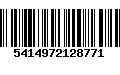 Código de Barras 5414972128771