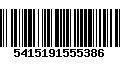 Código de Barras 5415191555386