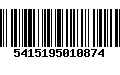 Código de Barras 5415195010874