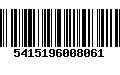 Código de Barras 5415196008061