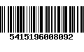 Código de Barras 5415196008092