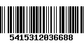 Código de Barras 5415312036688