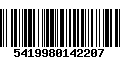 Código de Barras 5419980142207