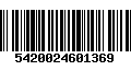 Código de Barras 5420024601369