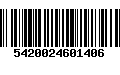 Código de Barras 5420024601406