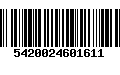 Código de Barras 5420024601611