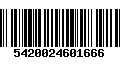 Código de Barras 5420024601666