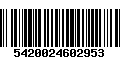 Código de Barras 5420024602953