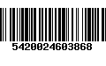 Código de Barras 5420024603868