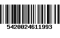 Código de Barras 5420024611993