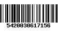 Código de Barras 5420030617156