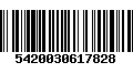 Código de Barras 5420030617828