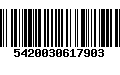 Código de Barras 5420030617903