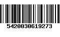 Código de Barras 5420030619273