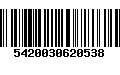 Código de Barras 5420030620538