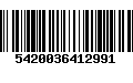 Código de Barras 5420036412991