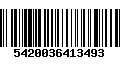 Código de Barras 5420036413493