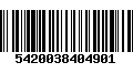 Código de Barras 5420038404901