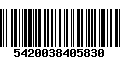 Código de Barras 5420038405830