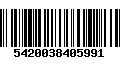 Código de Barras 5420038405991