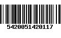 Código de Barras 5420051420117